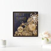 Steampuhr Quadratische Wanduhr (Zuhause)