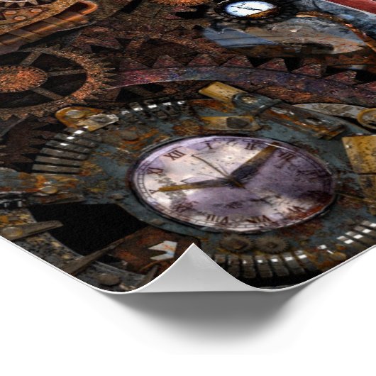 Steampuklemme Poster (Ecke)