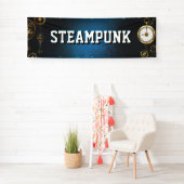 Steampun türkis Hintergrund mit Gears Banner (Insitu)