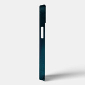 Steampun türkis Hintergrund mit Gears Case-Mate iPhone Hülle (Rückseite / Rechts)