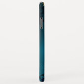 Steampun türkis Hintergrund mit Gears Case-Mate iPhone Hülle (Hinten/Rechts)