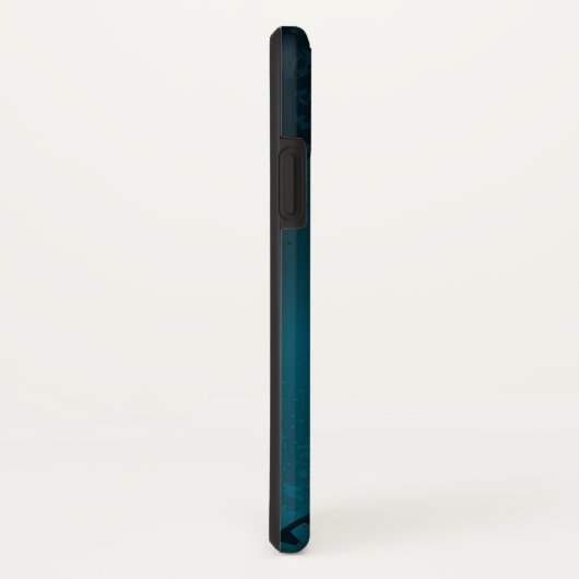 Steampun türkis Hintergrund mit Gears Case-Mate iPhone Hülle (Hinten/Rechts)