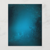 Steampun türkis Hintergrund mit Gears Flyer (Hinten)