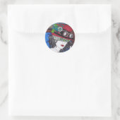 Steampunk 09 Rundkleber Runder Aufkleber (Tasche)