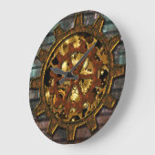Steampunk 11 Wanduhr-Wahlen Große Wanduhr (Winkel)