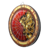 Steampunk 12 Dartboard-Optionen Dartscheibe (Vorderseite rechts)