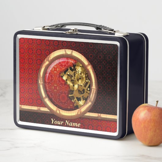 Steampunk 12 Metal Lunchbox (Beispiel)