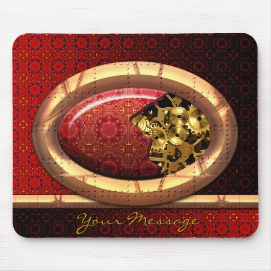 Steampunk 12 Mousepad Wahlen (Vorne)
