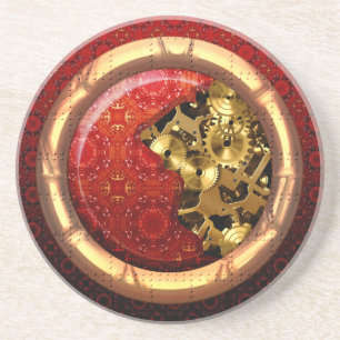 Steampunk 12 Untersetzer-Wahlen Untersetzer