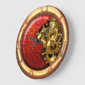 Steampunk 12A Wall Clock Options Große Wanduhr (Winkel)