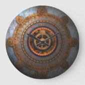 Steampunk 15 große wanduhr (Vorderseite)