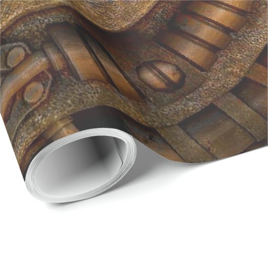 Steampunk 19 Wrapping Paper Geschenkpapier (Rolleneckpunkt)