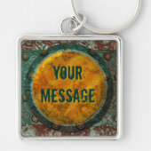 Steampunk 1A Schlüsselanhänger (Vorne)