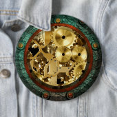 Steampunk 1B Knopf Button (Beispiel)