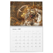 Steampunk 2027 Fantasy Kalender (Jan 2027)