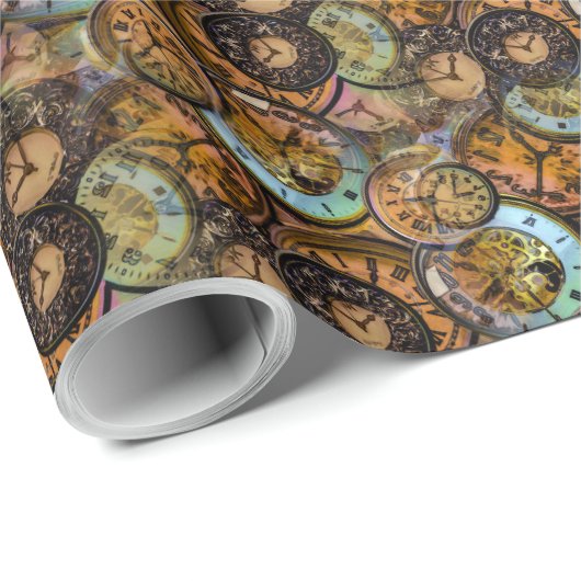 Steampunk 26 Wrapping Paper Geschenkpapier (Rolleneckpunkt)