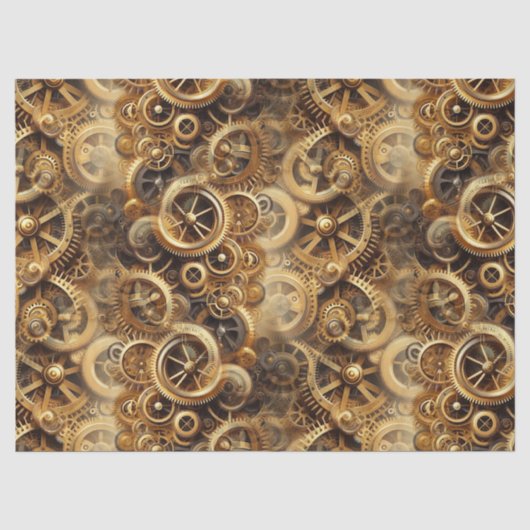 Steampunk 27A1 Gewebepapier Seidenpapier (Vorderseite)