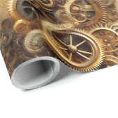 Steampunk 27A1 Wrapping Paper Geschenkpapier (Rolleneckpunkt)