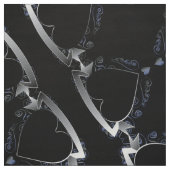 Steampunk 3D Black Heart Series Stoff (Muster)