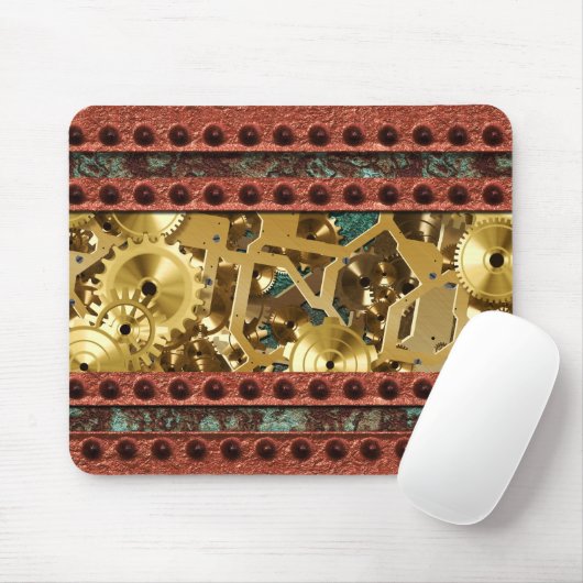 Steampunk 4 Mousepad (Mit Mouse)