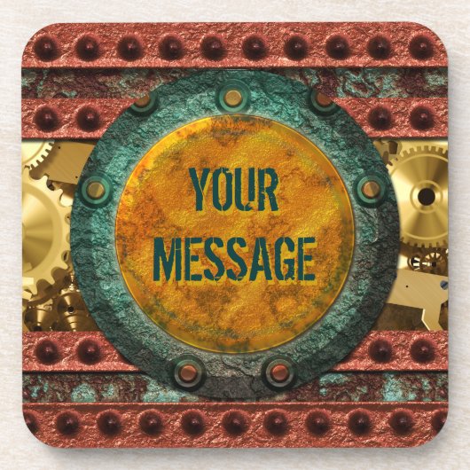Steampunk 4A Untersetzer (Vorderseite)