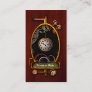 Steampunk - Abstrakt - Anfang und Ende Visitenkarte