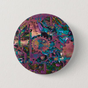 Steampunk, abstrakt button