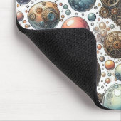 Steampunk Abstrakt Mousepad (Ecke)