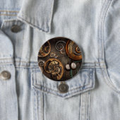 Steampunk - abstrakt - Zeit ist schwierig Button (Beispiel)