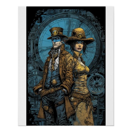Steampunk Adventure Poster (Vorderseite)