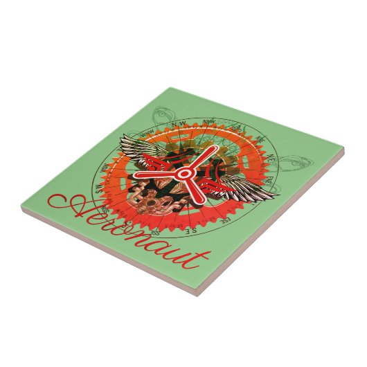 Steampunk Aeronaut, Himmelsmechanik Fliese (Seite)