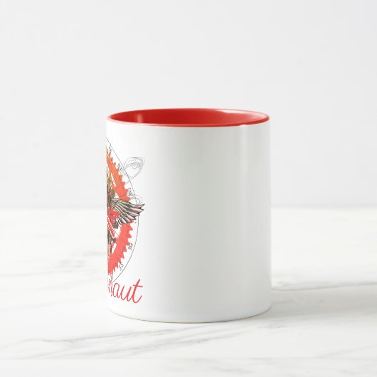 Steampunk Aeronaut, Himmelsmechanik Tasse (Zentrum)