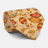 Steampunk-Aeronautik Krawatte (Gerollt)