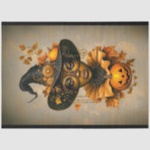 Steampunk African American Hexe F6L Decoupage Seidenpapier (Vorderseite)