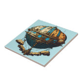Steampunk Airship Dreams Keramik Tile Fliese (Seite)