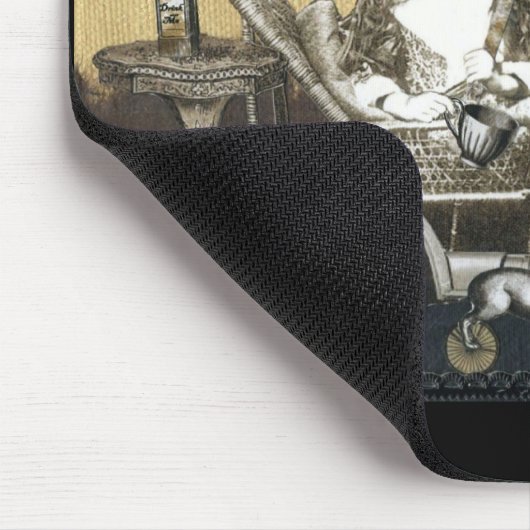 Steampunk Alice Mousepad (Ecke)