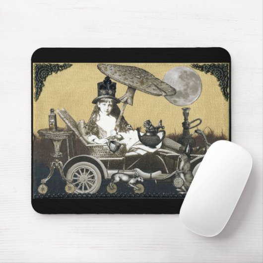Steampunk Alice Mousepad (Mit Mouse)