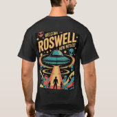 Steampunk Alien Saucer T - Shirt (Rückseite)