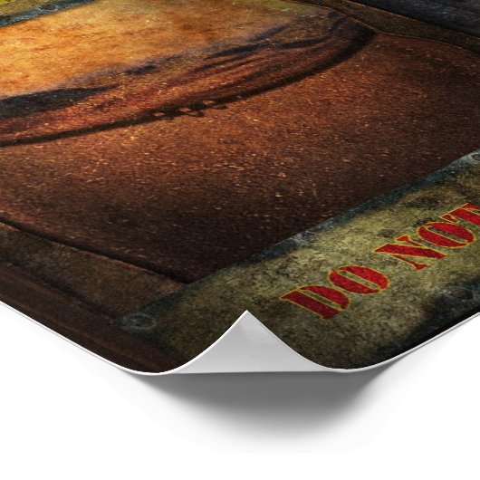 Steampunk - All das für eine Tasse Kaffee Poster (Ecke)