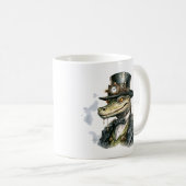 Steampunk Alligator Tasse (VorderseiteRechts)