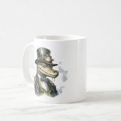 Steampunk Alligator Tasse (Vorderseite Links)