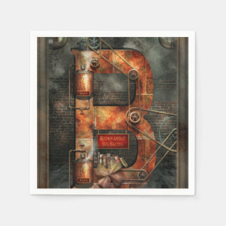 Steampunk - Alphabet - B is for Belts Serviette