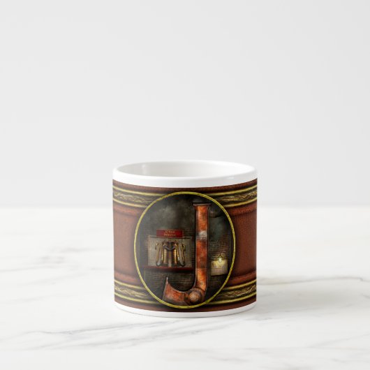 Steampunk - Alphabet - J is for Jet Pack Espressotasse (Vorderseite)