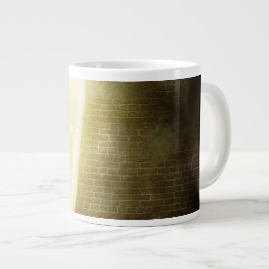 Steampunk - Alphabet - L is for Light Bulb Jumbo-Tasse (Vorderseite Rechts)