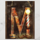 Steampunk - Alphabet - M is for Mustache Flyer (Vorne)