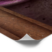 Steampunk - Alphabet - O is for Octopus Poster (Ecke)