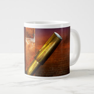 Steampunk - Alphabet - T is for Telescope Jumbo-Tasse