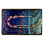 Steampunk - Alphabet - U is for Underwater Utopia Magnet (Horizontal)