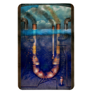 Steampunk - Alphabet - U steht für Unterwasser-Uto Magnet