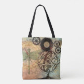 Steampunk, alte WeltTasche Tasche (Rückseite)